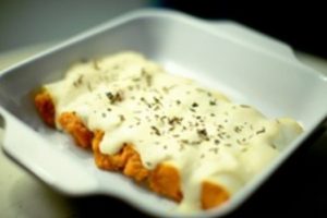 Canelones vegetarianos de calabaza
